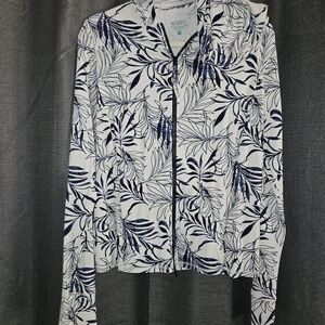 Carve Designs Blue and White Patterned Jacket